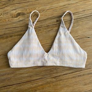 Orange & White Bikini Top🧡🤍